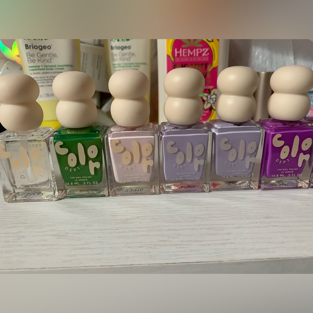 Color Dept nail polishes
